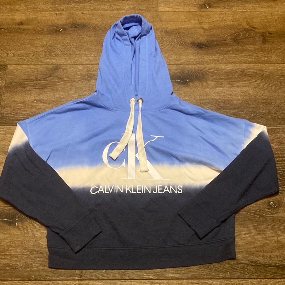 Calvin Klein cropped‎ hoodie medium